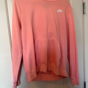 Womens pink Nike hoodie.